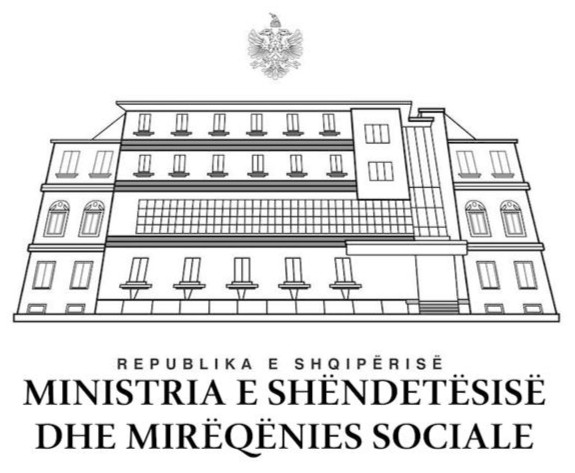 Ministry of Health and Social Protection Albania logo