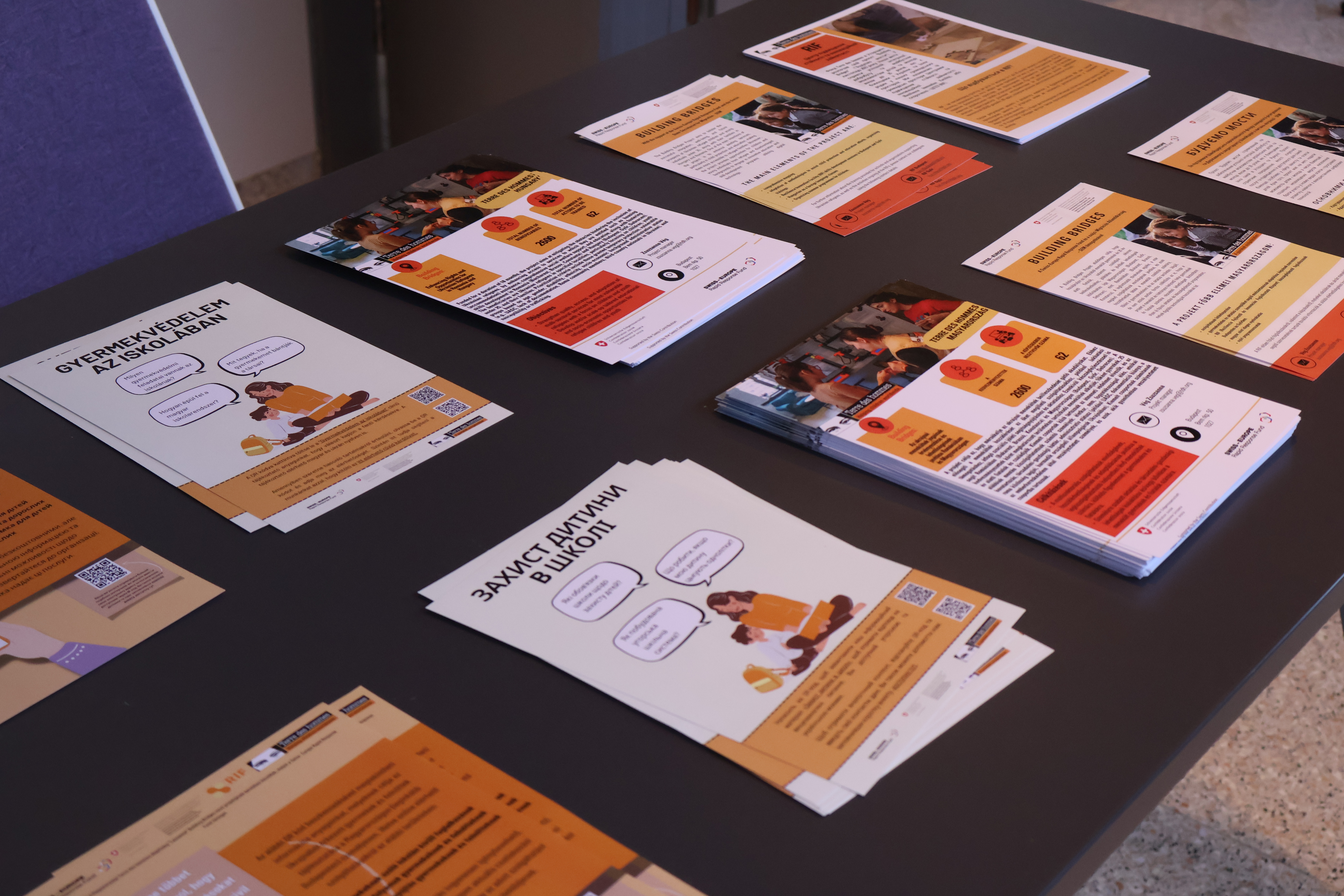 Image of printed leaflets