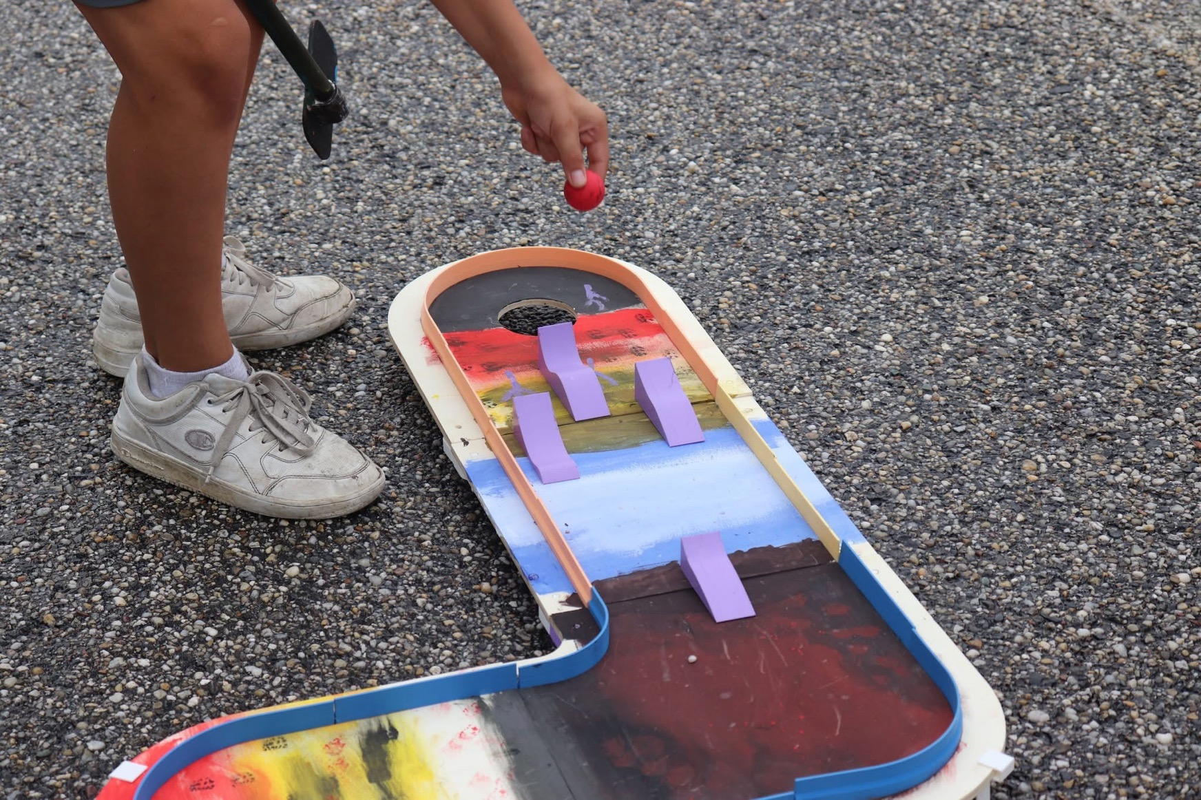 minigolf track