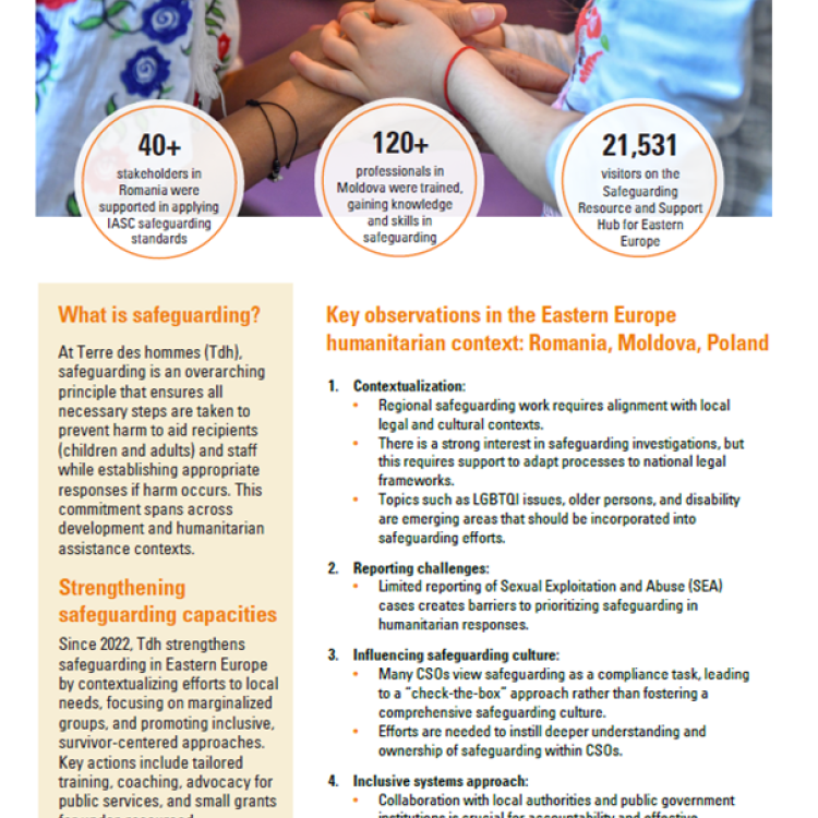 Tdh Safeguarding Moldova Romania